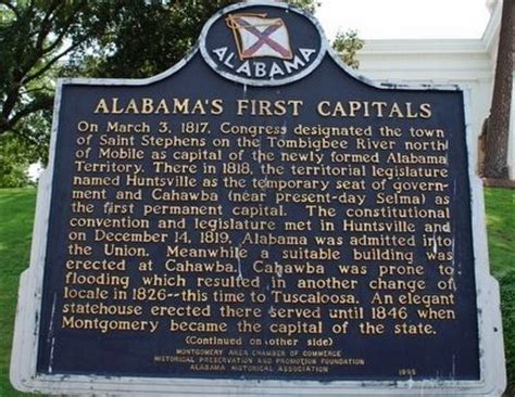former capitals of alabama.